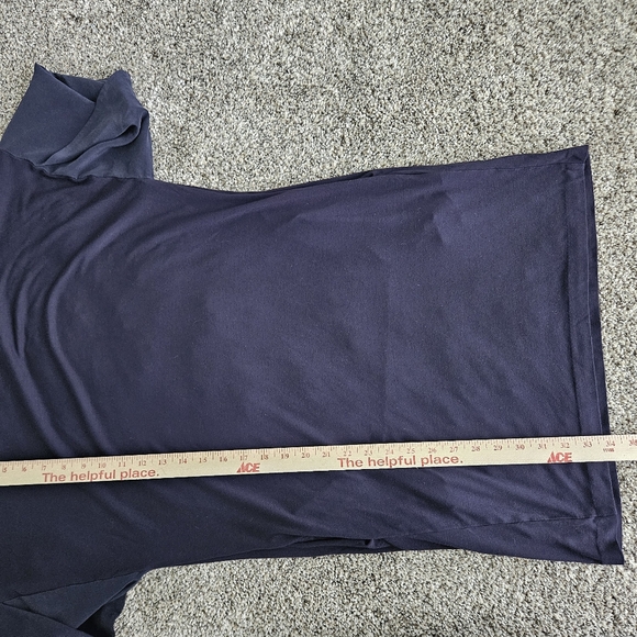 COS Women’s Euro Sz Small Navy DRESS Cuff Sleeve Office Siren Capsule Career - Picture 7 of 9